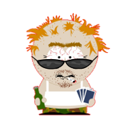 Marcel joue au poker